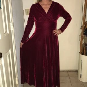 Red velvet valentine dream dress